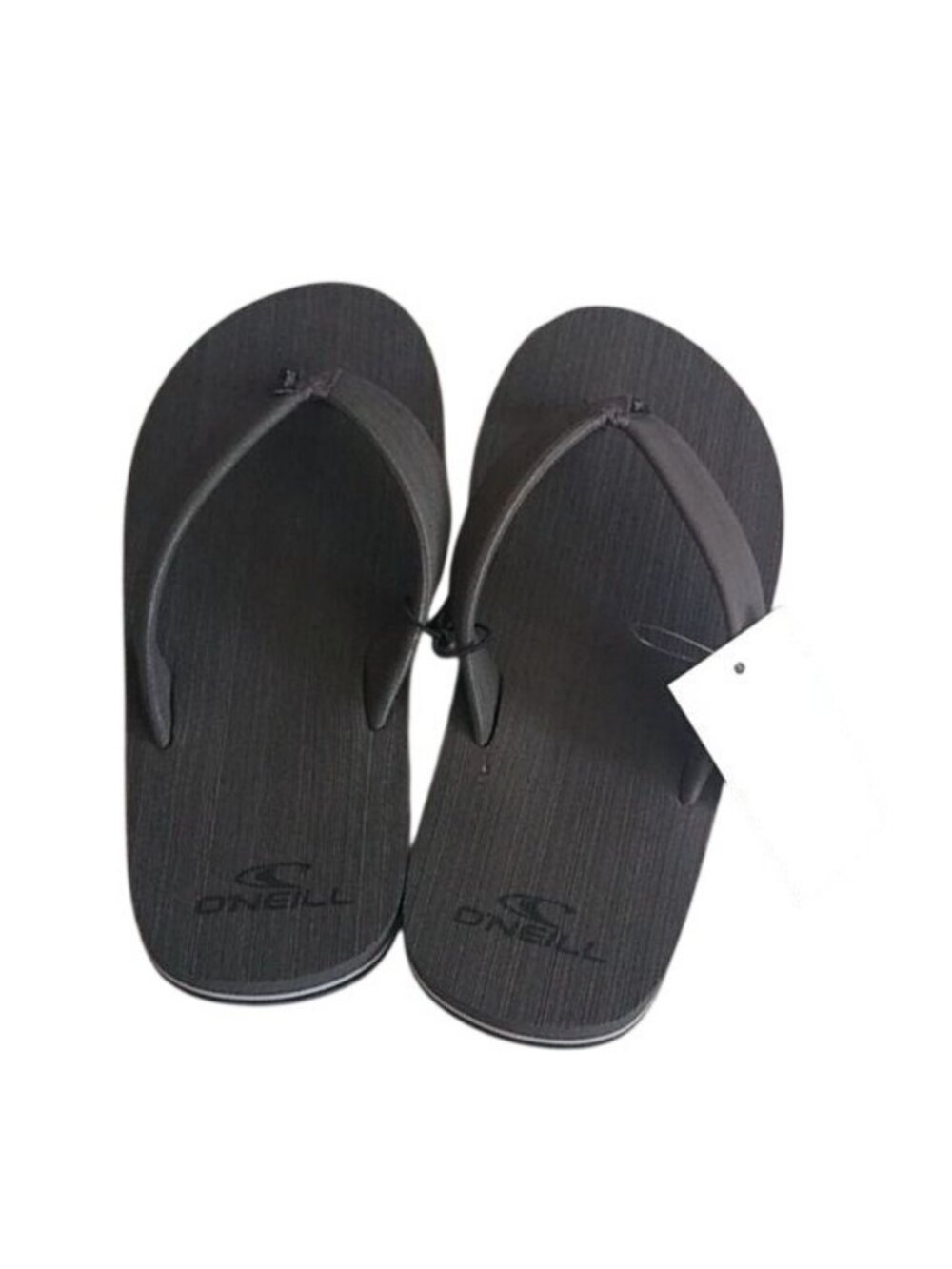 O'Neill Phluff Daddy Gray Flip Flop, Size 2/3 Sandals BOYS SIZING